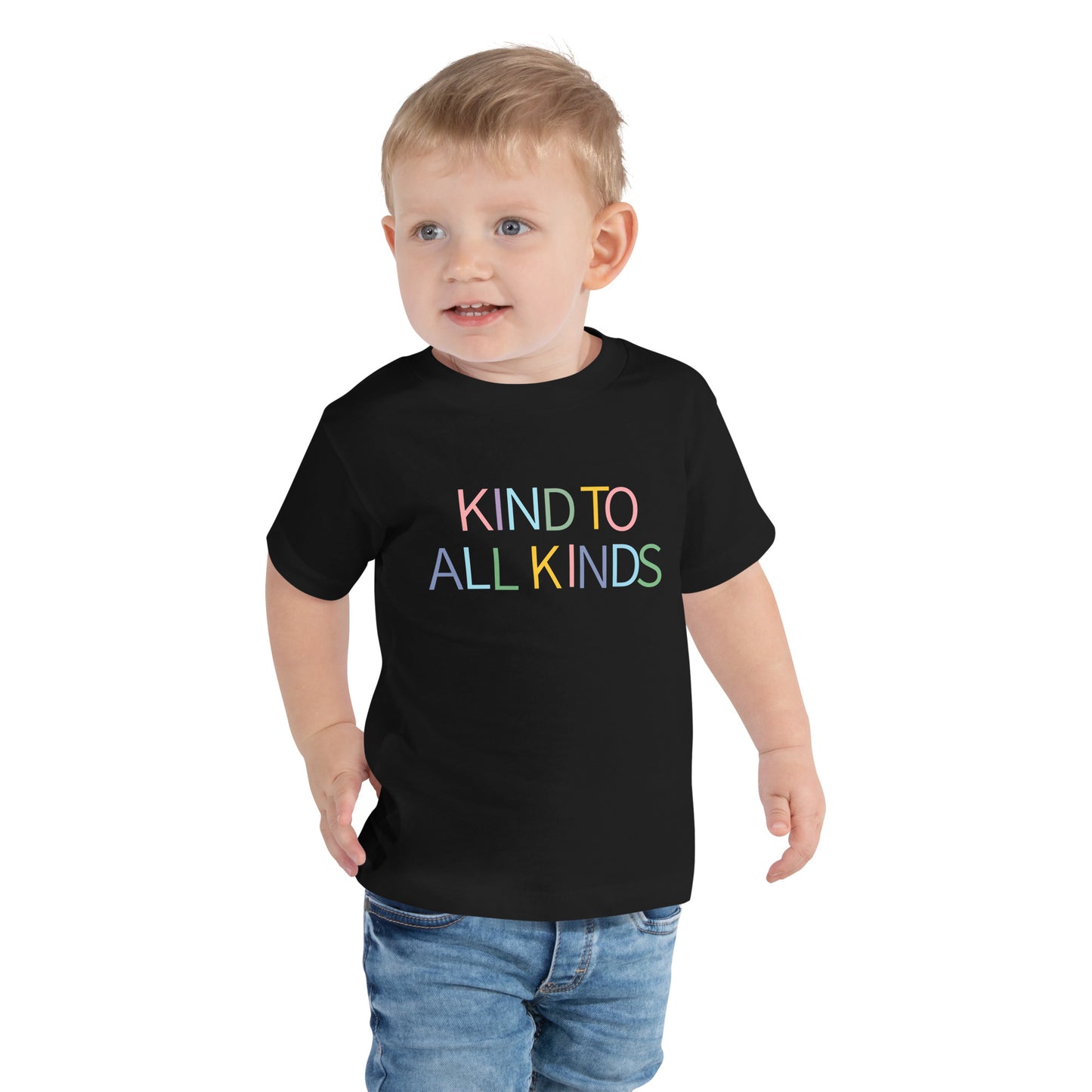 Kind To All Kinds Toddler Short Sleeve Tee