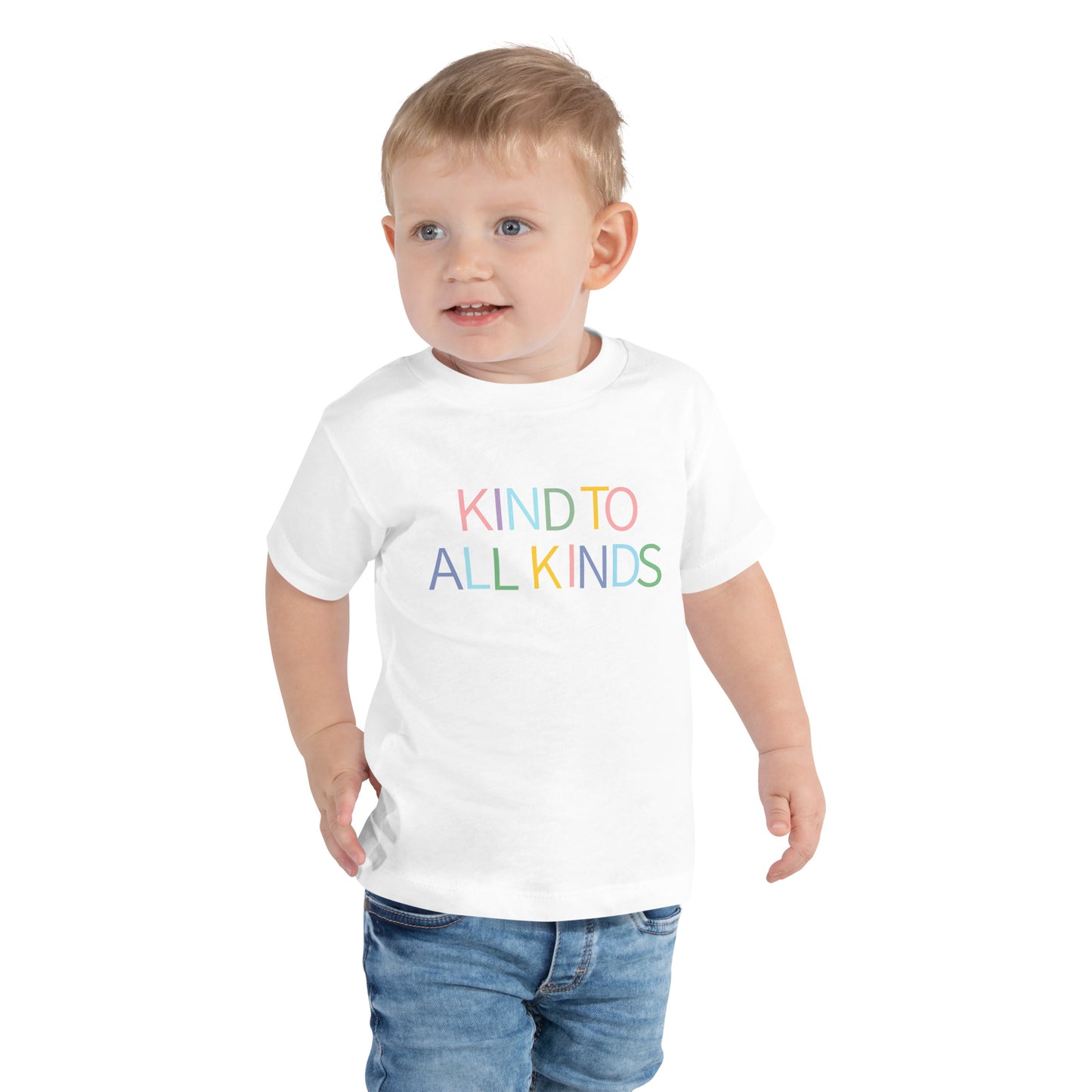 Kind To All Kinds Toddler Short Sleeve Tee